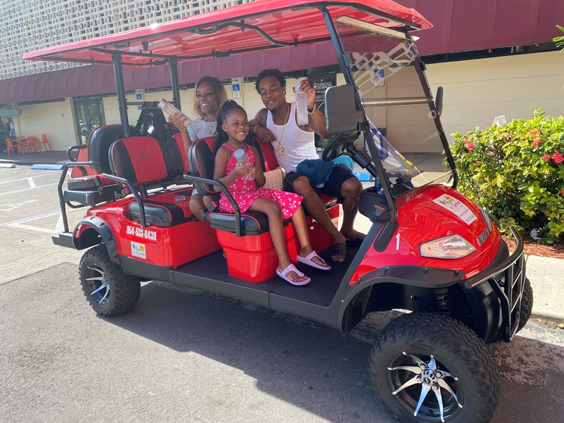 6 PASSENGER ELECTRIC GOLF CART RENTAL FUN!